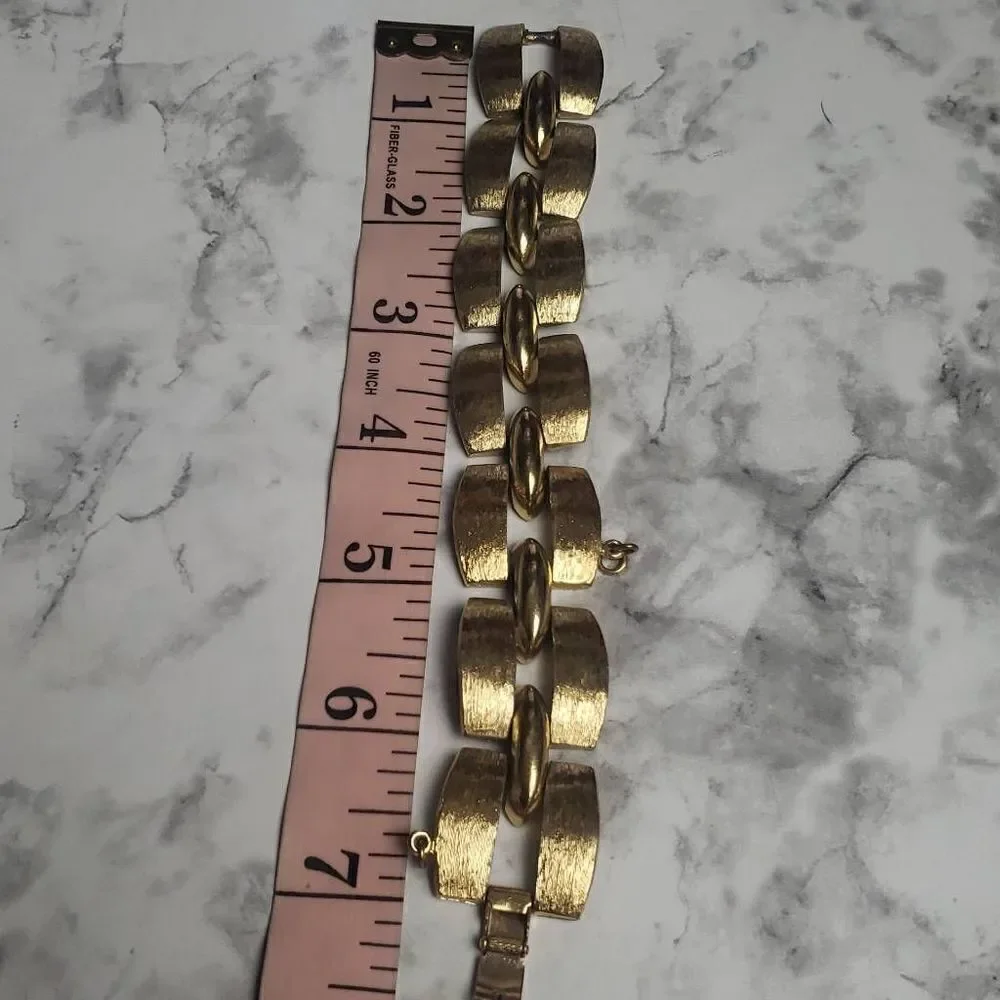 Vintage Monet Golden Bracelet